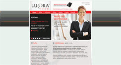 Desktop Screenshot of lucra.eu